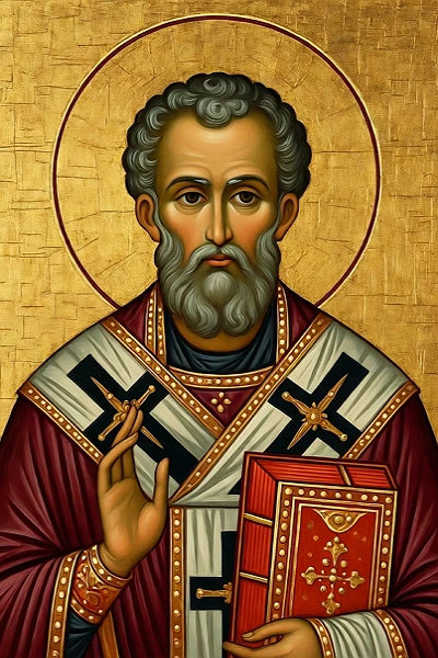 Saint Blaise, bishop and martyr, invoked for protection against illnesses of the throat