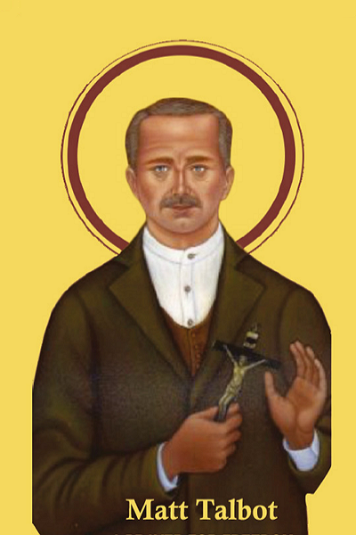 Venerable Matt Talbot praying for alcoholics