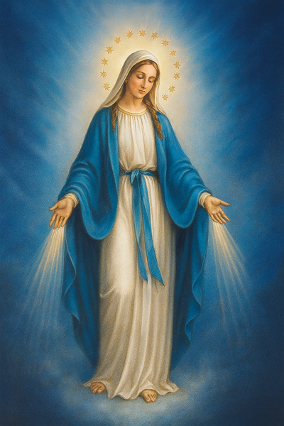 Immaculate Conception novena – Catholic image of the Blessed Virgin Mary conceived without sin