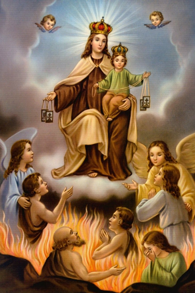Image of Our Lady of Mount Carmel with Scapular