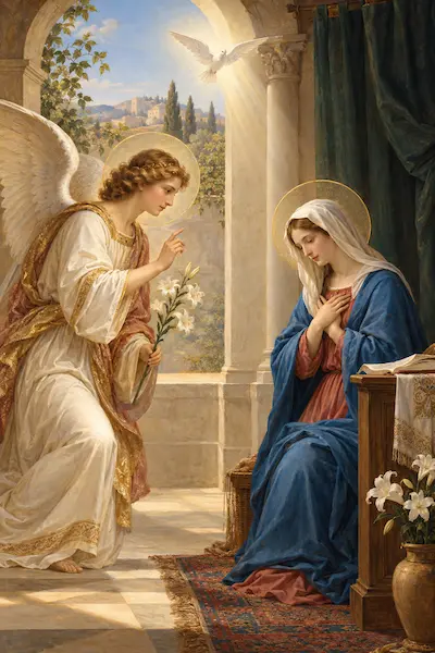 The Angelus Prayer (English and Latin)